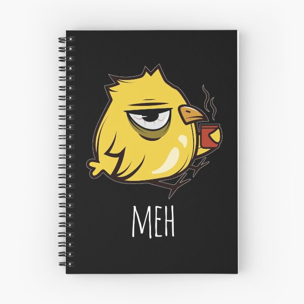 Item preview, Meh Bird Coffee Lovers Sarcasm Sarcastic Misantroph designed and sold by Basti09.
