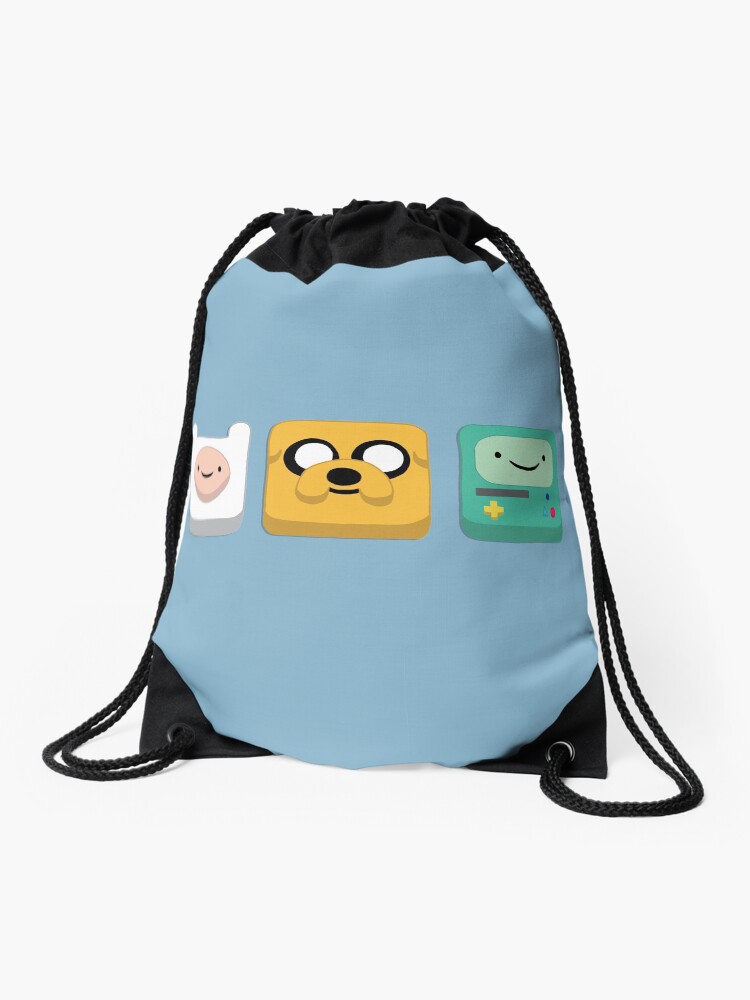Jake, Finn and Bmo Drawstring Bag