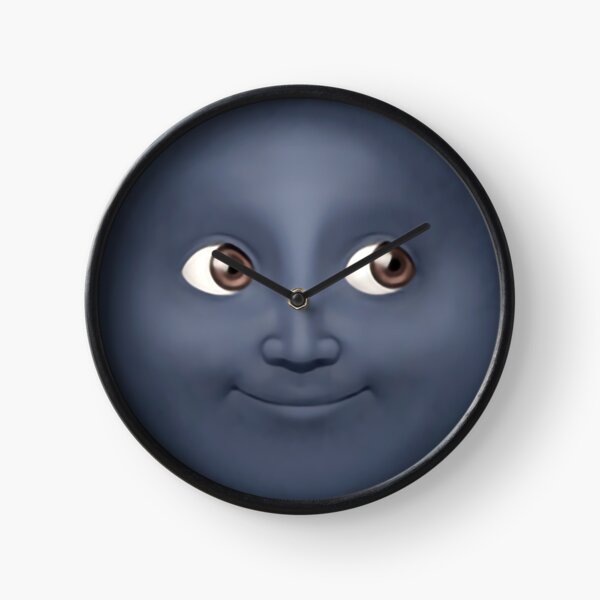 Moon Emoji Clock