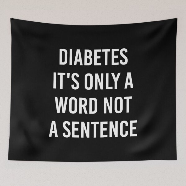Item preview, Diabetes It's Only A Word Not A Sentence - Diabetes designed and sold by T-shirt For You.