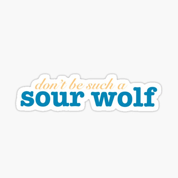 Sour Wolf Sticker