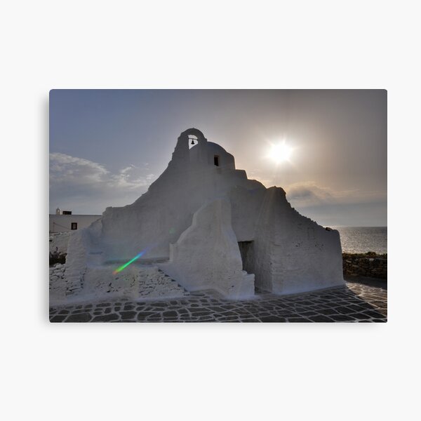 The Church of Panagia Paraportiani Canvas Print