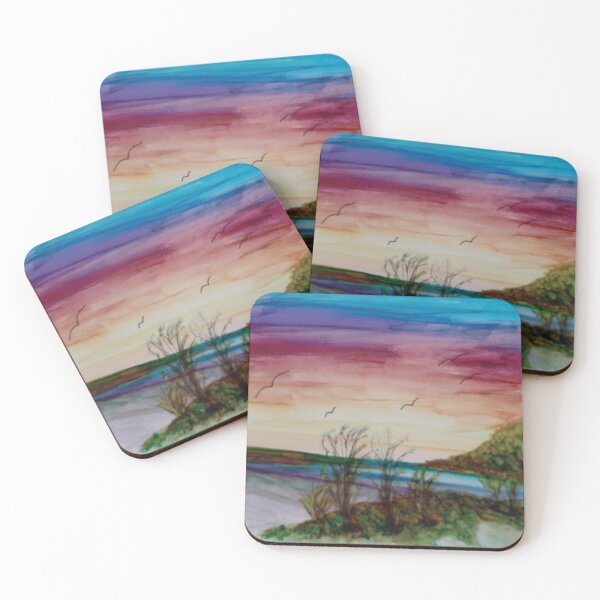 Item preview, Sunset on quiet beach designed and sold by Nancy Turner.