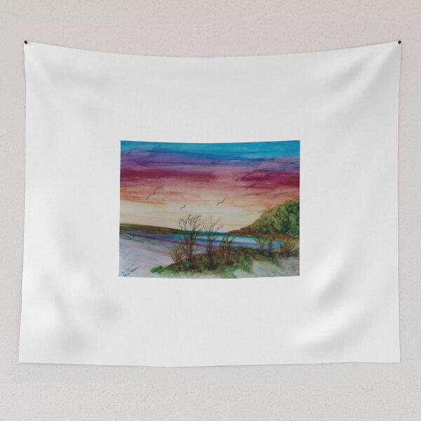Item preview, Sunset on quiet beach designed and sold by Nancy Turner.