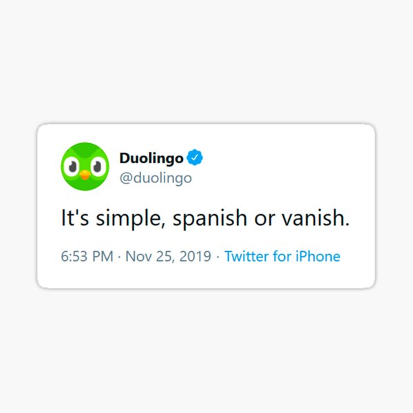 Vanish Stickers Redbubble - roblox dualingo face decal