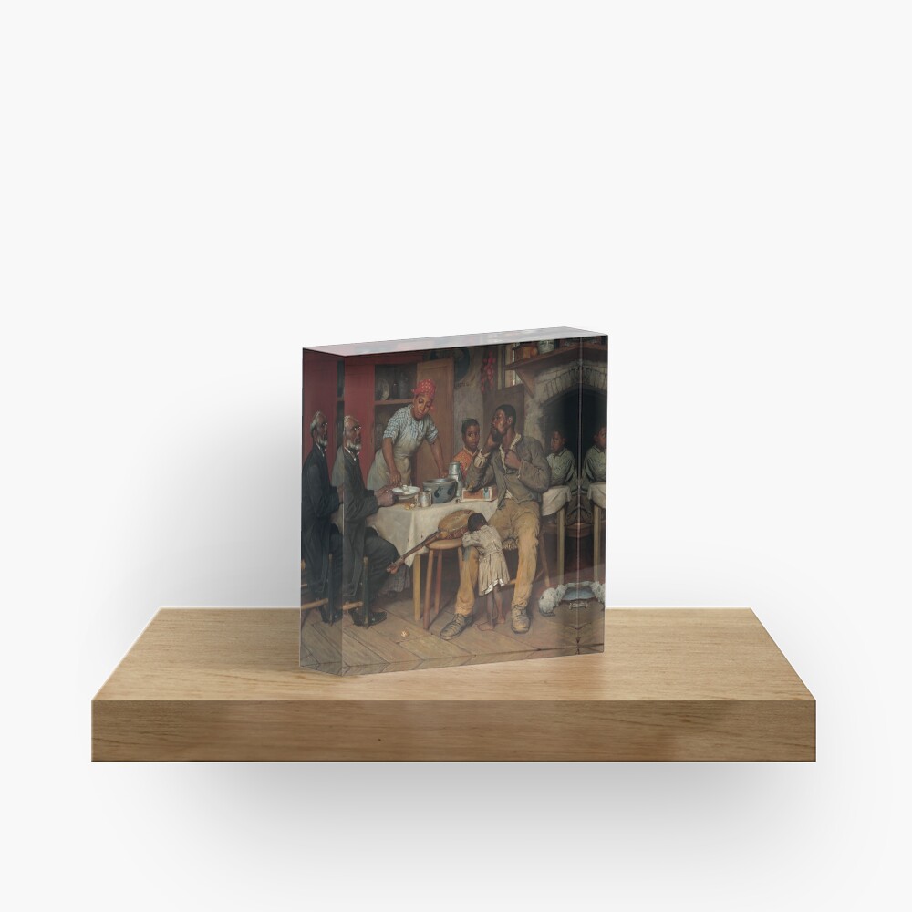 A Pastoral Visit Oil Painting by Richard Norris Brooke Acrylic Block