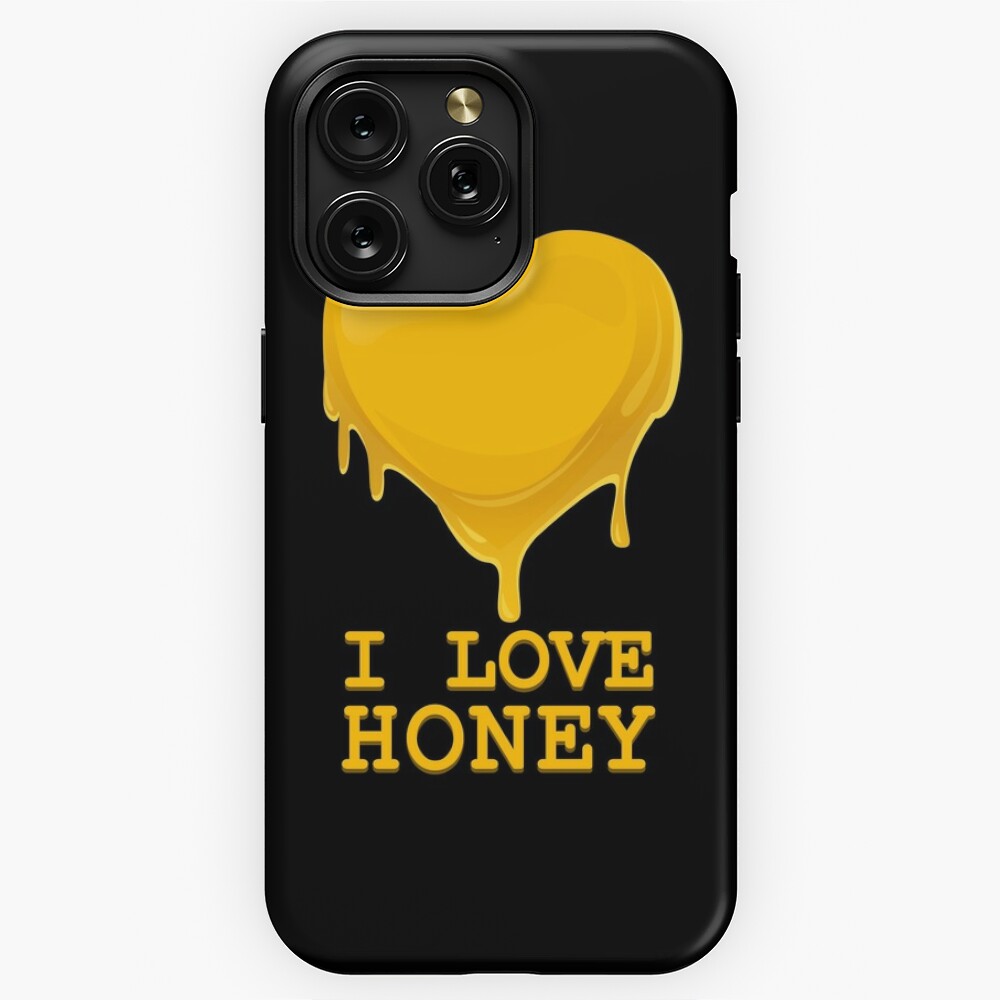 I Love Honey - Honey Heart iPhone Case for Sale by maxarus