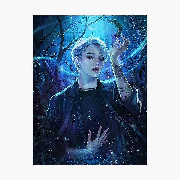 JIMIN-Black Swan Photographic Print