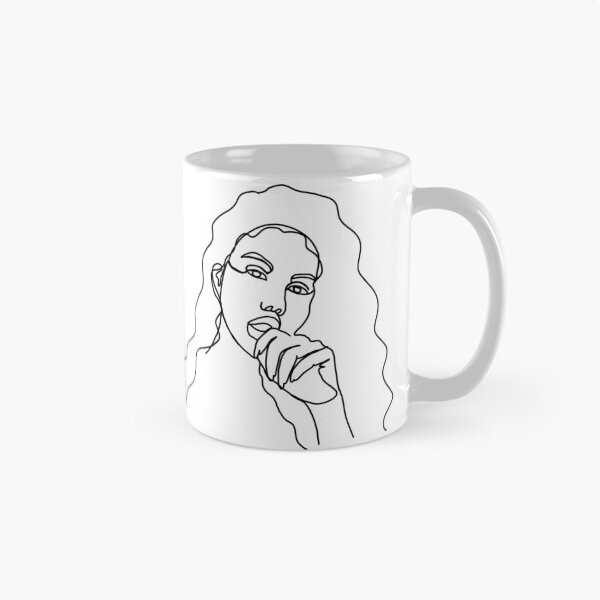 Item preview, Long Hair Feminine minimalist lines designed and sold by SheaDesign.