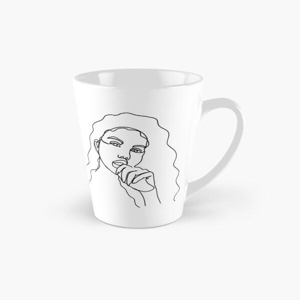 Item preview, Long Hair Feminine minimalist lines designed and sold by SheaDesign.