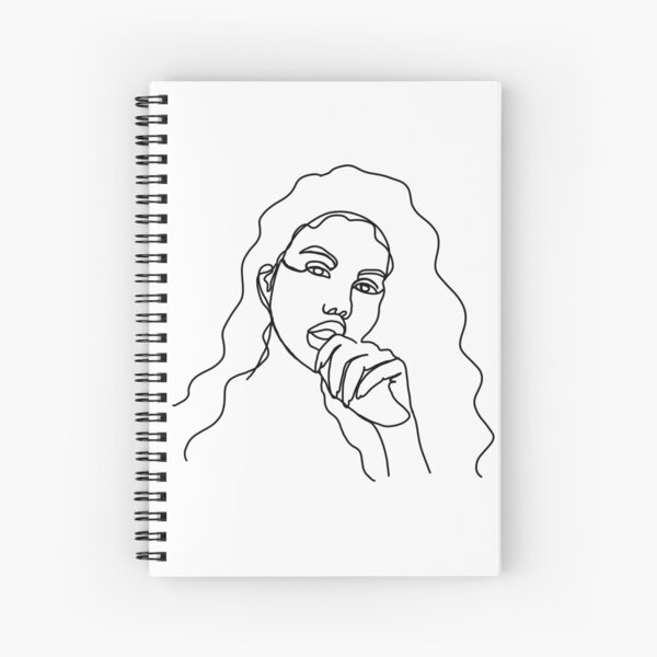 Item preview, Long Hair Feminine minimalist lines designed and sold by SheaDesign.