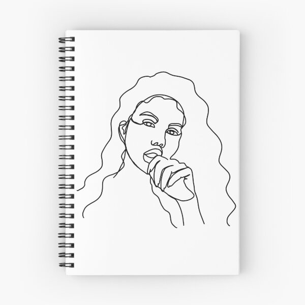 Item preview, Long Hair Feminine minimalist lines designed and sold by SheaDesign.