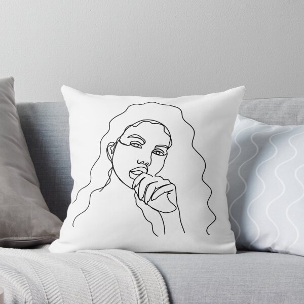 Item preview, Long Hair Feminine minimalist lines designed and sold by SheaDesign.