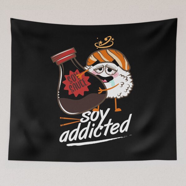 Item preview, Funny Kawaii Nigiri Sushi Soy Sauce designed and sold by Basti09.