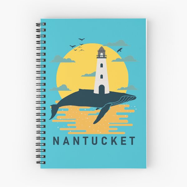 Item preview, Nantucket Great Point Lighthouse Nautical Whale Sunset designed and sold by kiwi91.