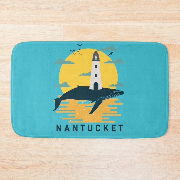 Item preview, Nantucket Great Point Lighthouse Nautical Whale Sunset designed and sold by kiwi91.