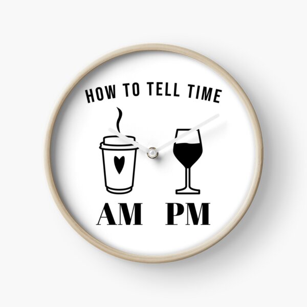 Item preview, How To Tell Time Morning Evening AM PM designed and sold by wikawiki.