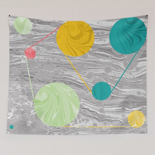 Item preview, Wheels within Wheels Marbled designed and sold by MarbleCloud.