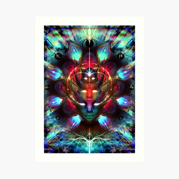 "The Congregation Act.1 (Remote Viewing)" Art Print