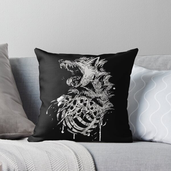 Hyena Throw Pillow