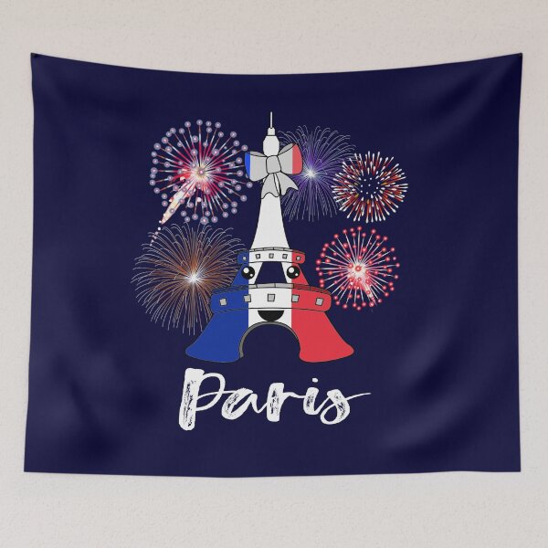 Item preview, Paris Eiffel Tower Kawaii Fireworks  designed and sold by kiwi91.