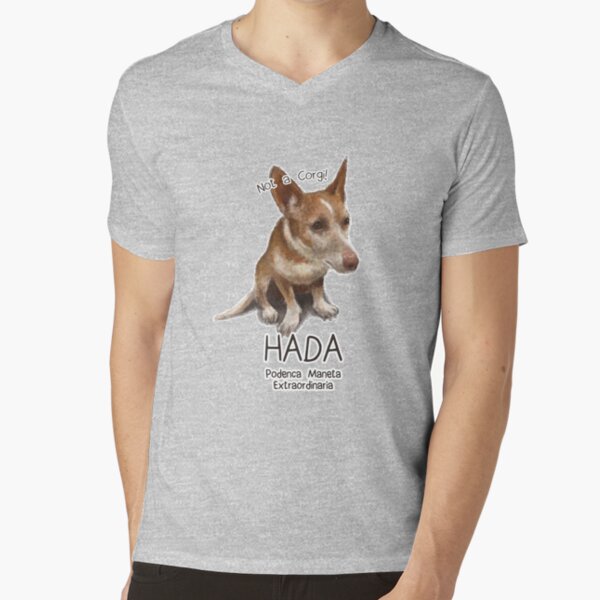 Hada the Podenca Maneta V-Neck T-Shirt