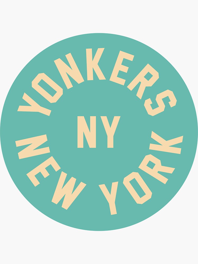 "Yonkers Westchester County New York" Sticker by JamesShannon