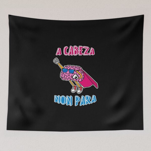 Item preview, A head non para! Black background designed and sold by mouchodesigns.