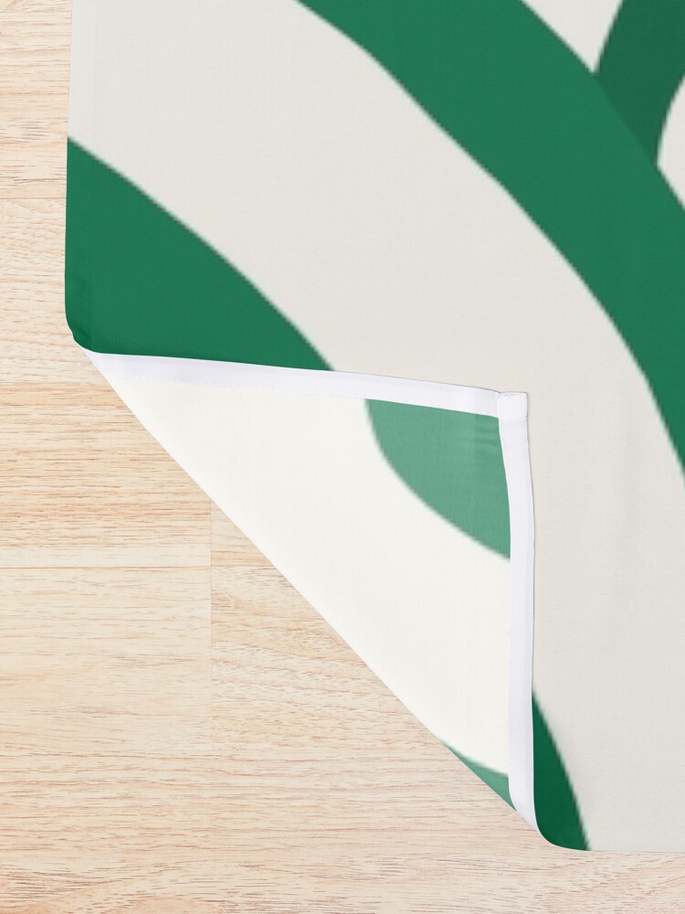 "Emerald Green and white Pattern" Shower Curtain for Sale by trajeado14