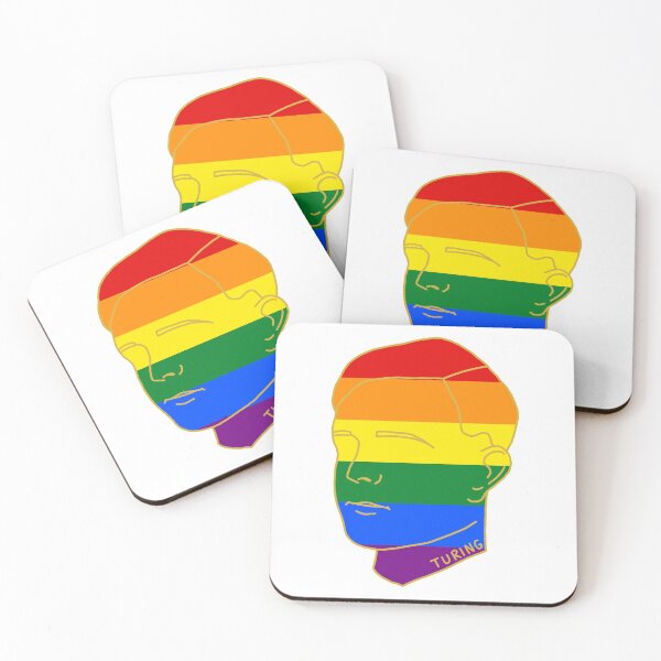 Item preview, HISTORICAL GAY ICONS - Alan Turing designed and sold by AdelinePurdy.