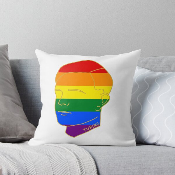 Item preview, HISTORICAL GAY ICONS - Alan Turing designed and sold by AdelinePurdy.