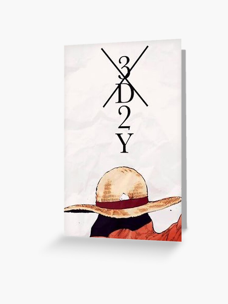 One Piece Luffy Greeting Card By Theadrienc Redbubble