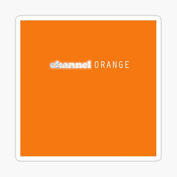 channel orange Sticker
