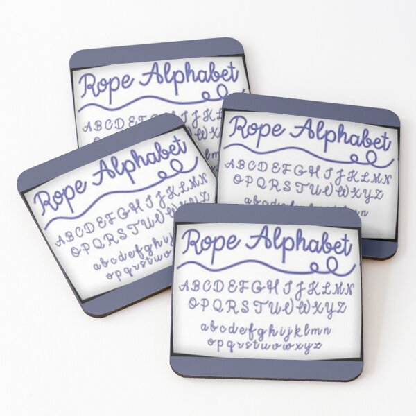 Item preview, Rope Alphabet designed and sold by MrNik.