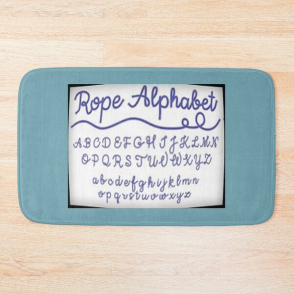 Item preview, Rope Alphabet designed and sold by MrNik.