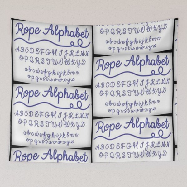 Item preview, Rope Alphabet designed and sold by MrNik.