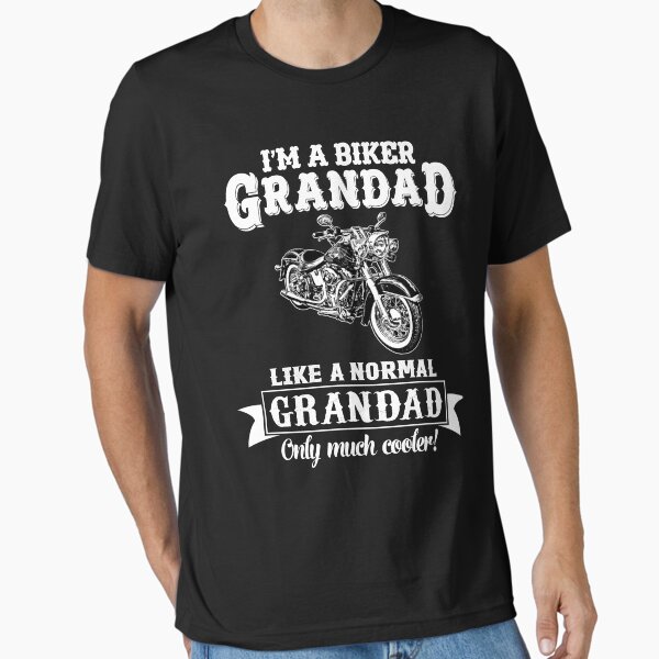 Item preview, Biker Grandad , Like normal Grandad , Only Cooler Art . T Shirt Hoodies . designed and sold by sloganz.