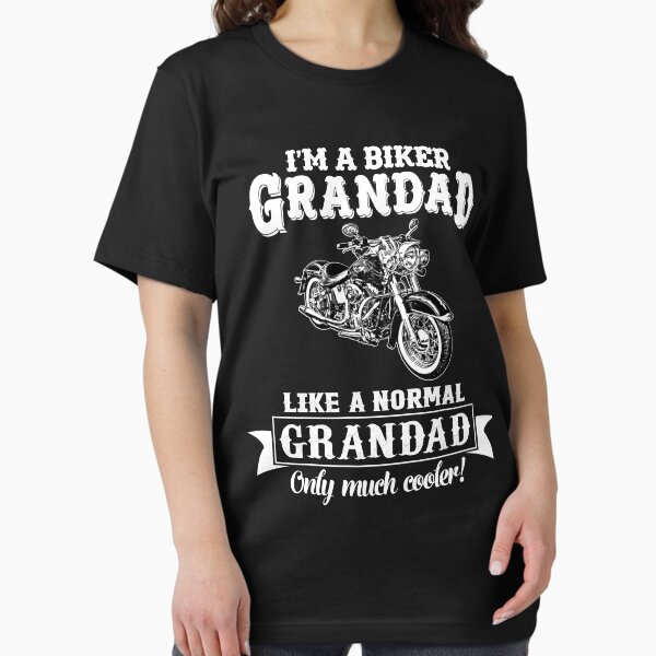 Item preview, Biker Grandad , Like normal Grandad , Only Cooler Art . T Shirt Hoodies . designed and sold by sloganz.
