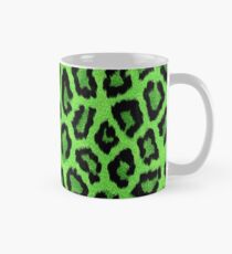 Grüner Leopard Animal Print Tasse