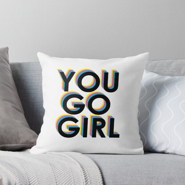 Item preview, You go girl, girl power, positive, positive energy, rainbow designed and sold by Pascally.