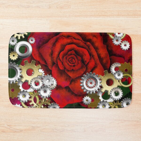 Item preview, Steampunk roses and gears designed and sold by Patricia Piotrak.