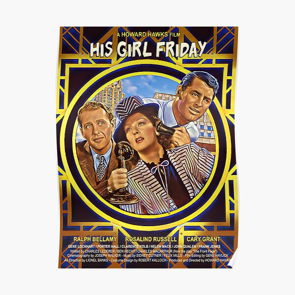 His Girl Friday Poster