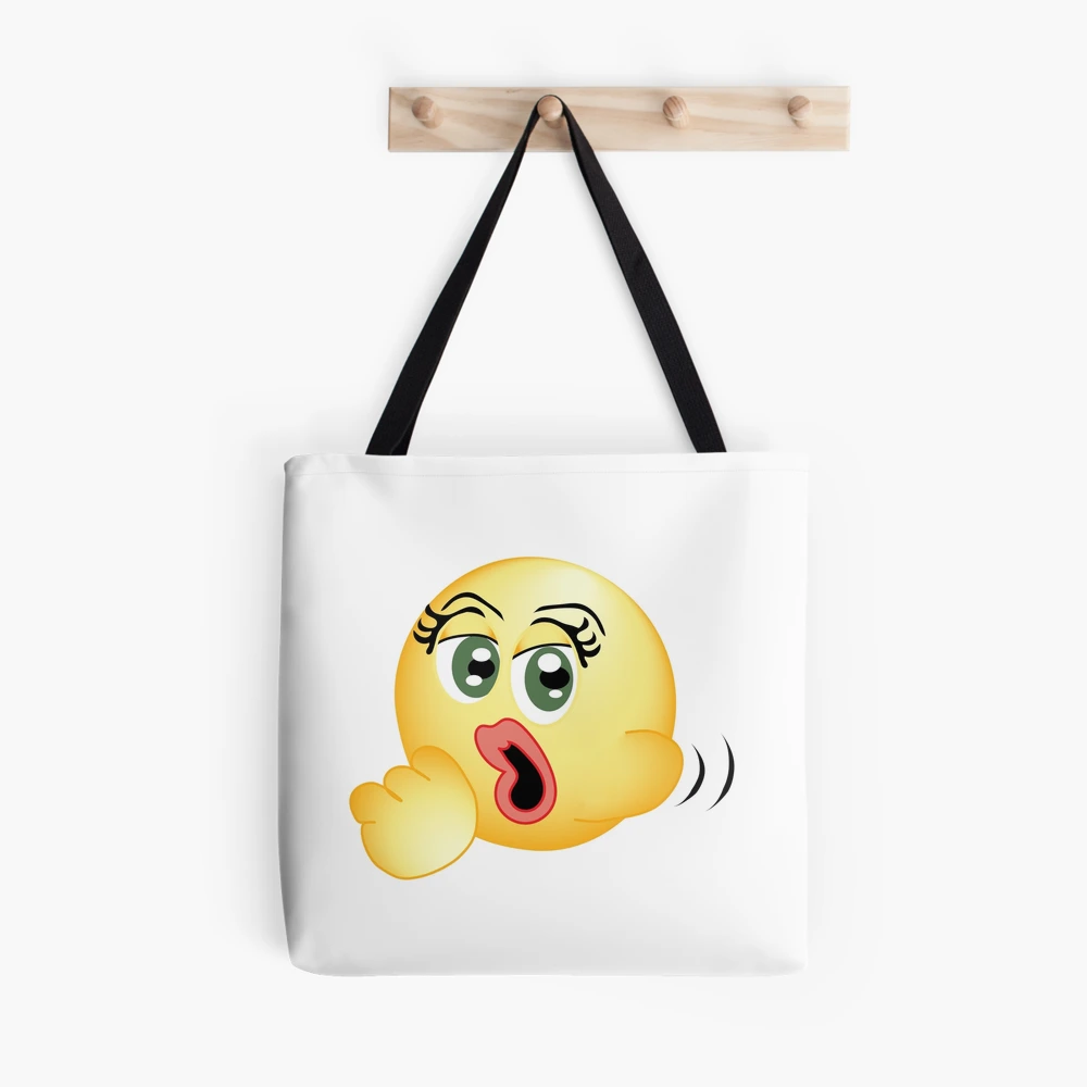 Oral Fixation; The Blowjob Emoji Tote Bag for Sale by StinkPad