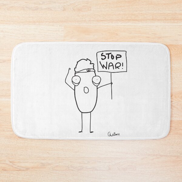 Item preview, Stop War Hippie Chillion designed and sold by Chillions.