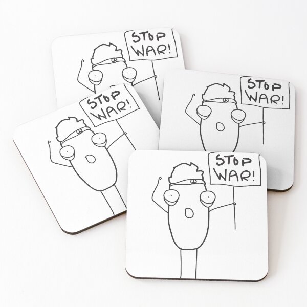 Item preview, Stop War Hippie Chillion designed and sold by Chillions.