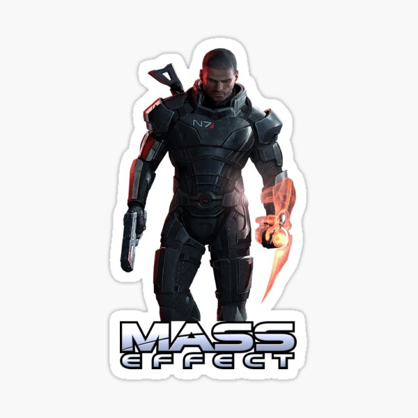 Vista previa del artículo con la obra «Comandante Shepard Mass Effect», diseñado y vendido por ZemplyIronbeard.