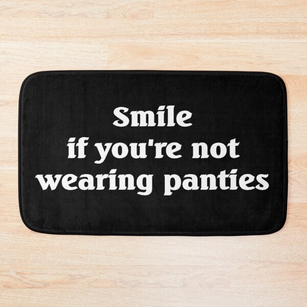 Item preview, No panties slogan designed and sold by shadowthor.