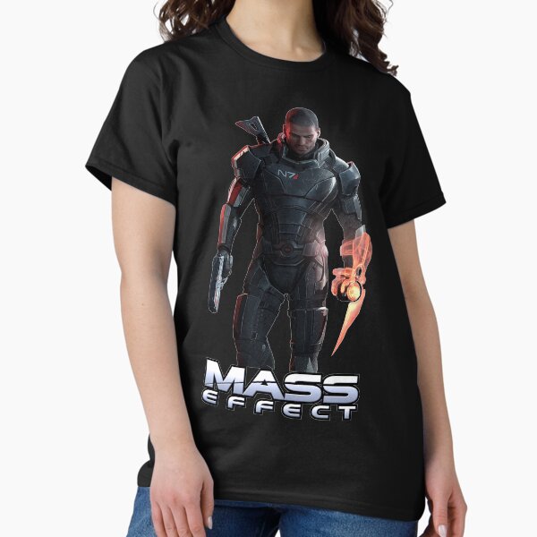Vista previa del artículo con la obra «Comandante Shepard Mass Effect», diseñado y vendido por ZemplyIronbeard.