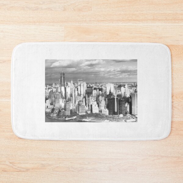 Item preview, NYC skyline from a helicopter view, manhatten designed and sold by Paintingladycat.