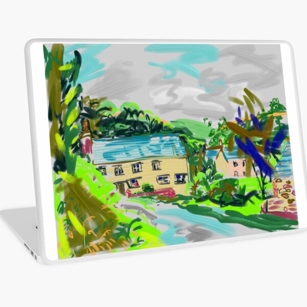 A homely farmhouse in North Devon near Braunton Laptop Skin